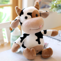 Jouets en peluche mignons de vache en peluche